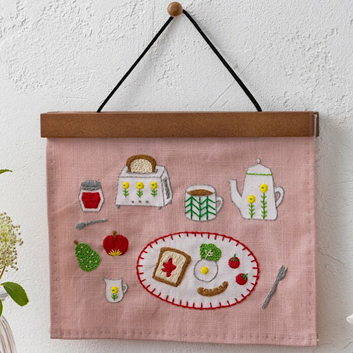‘Breakfast Time‘ Embroidery Kit - LECIEN COSMO