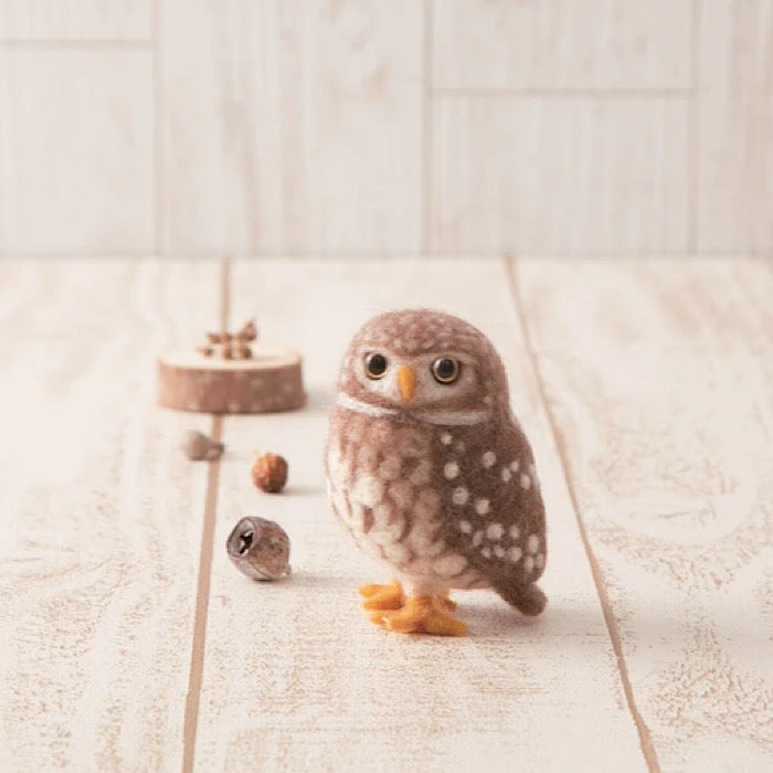 Needle Felting Kit ‘Owl’ - Hamanaka