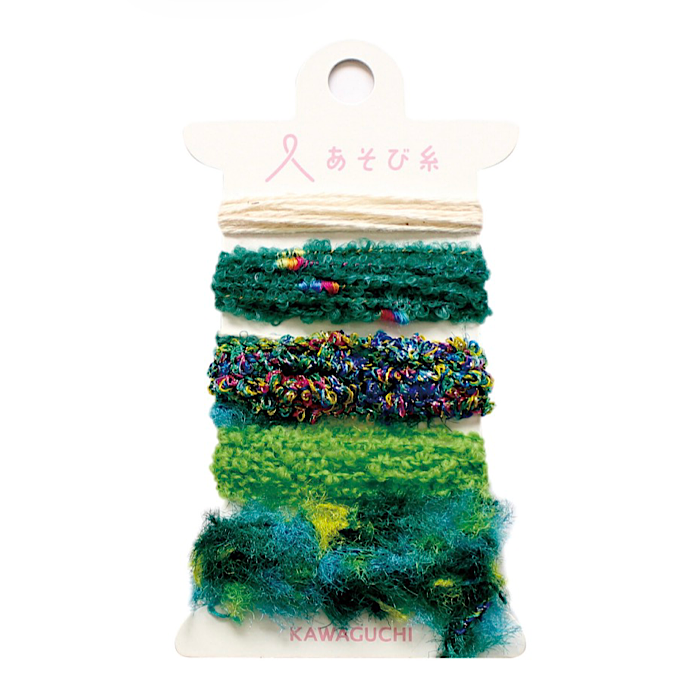 Pokeori Asobi Ito Thread Sampler GREEN - Kawaguchi