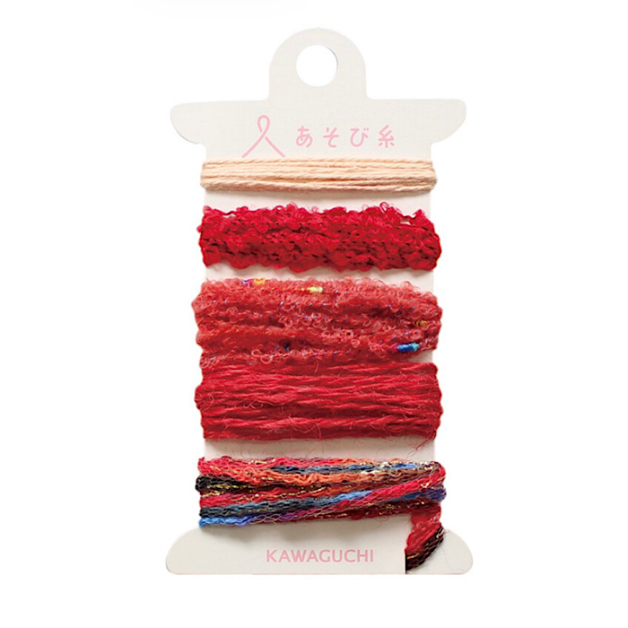 Pokeori Asobi Ito Thread Sampler RED - Kawaguchi