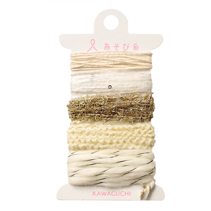 Pokeori Asobi Ito Thread Sampler WHITE - Kawaguchi