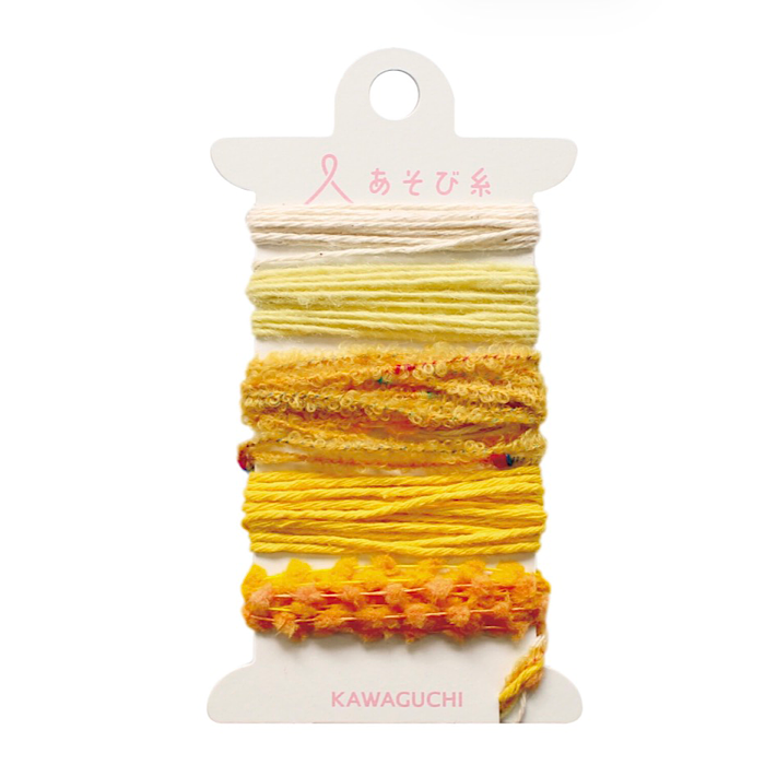 Pokeori Asobi Ito Thread Sampler YELLOW - Kawaguchi