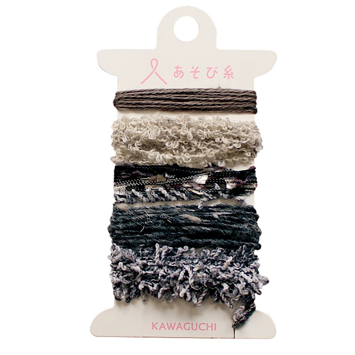 Pokeori Asobi Ito Thread Sampler GREY - Kawaguchi