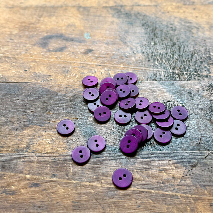 River Shell round 15mm buttons - New Old Company