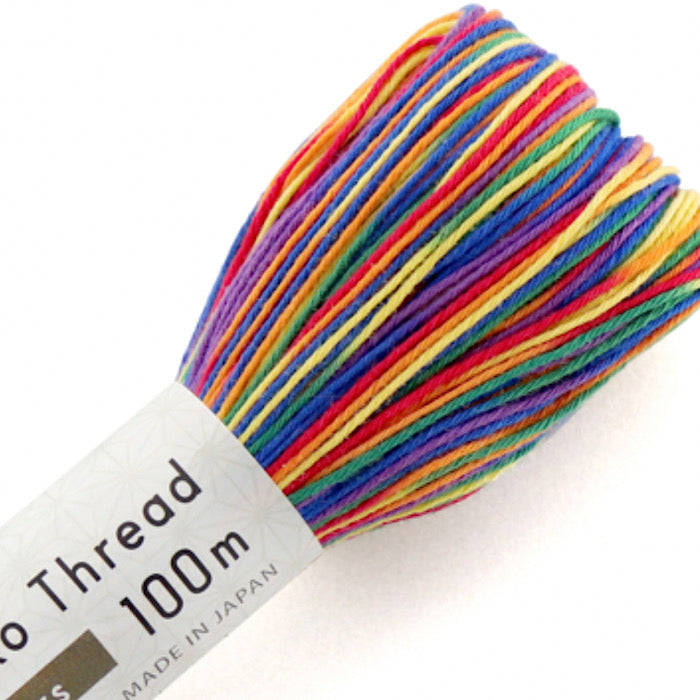 Sashiko Thread 100m Multicoloured - Olympus