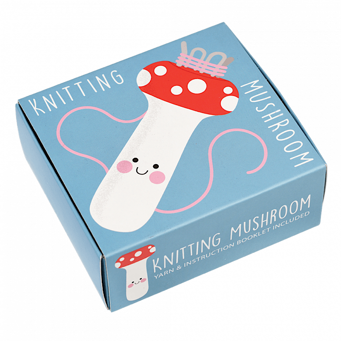 French Knitting Kit Mushroom - Rex London