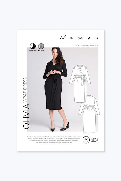 Olivia Wrap Dress - Named