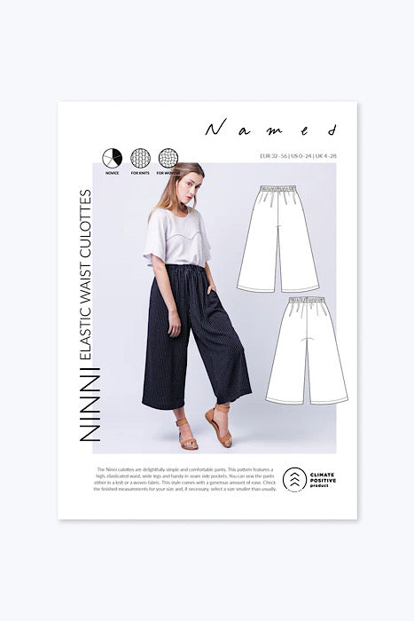 Ninni Elastic Waist Culottes - Named