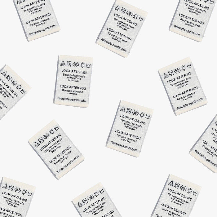 Look After Me Woven Sewing Labels - Kylie and The Machine