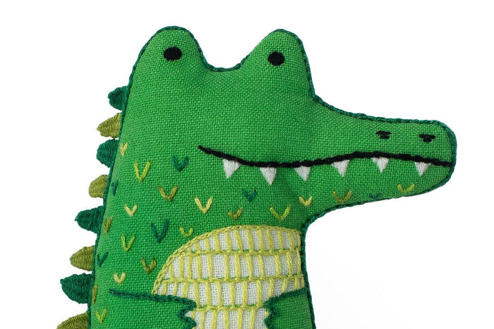 Alligator - Embroidery Kit - Kiriki Press