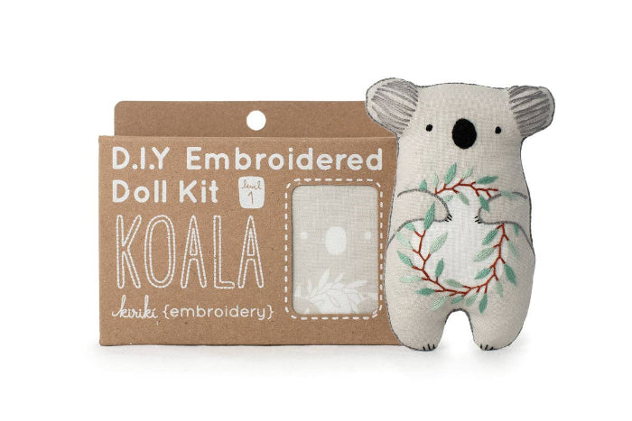 Koala Embroidery Kit - Kiriki Press