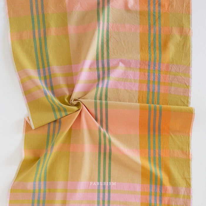 Happy Checkers House Dress Sweet Pea- Lumiere - Cotton - Fableism - €25.50 pm