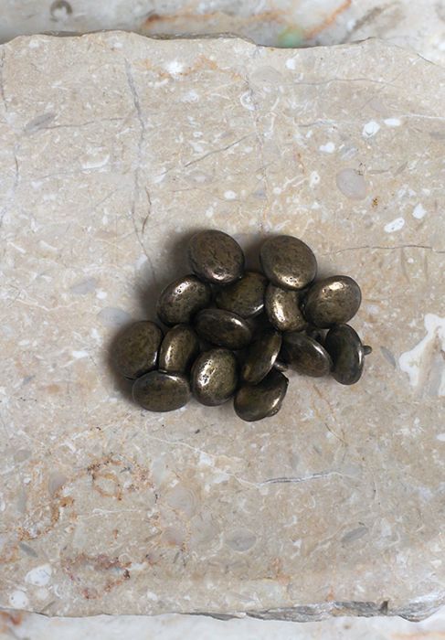 Moon Buttons - Aged Brass - Atelier Brunette