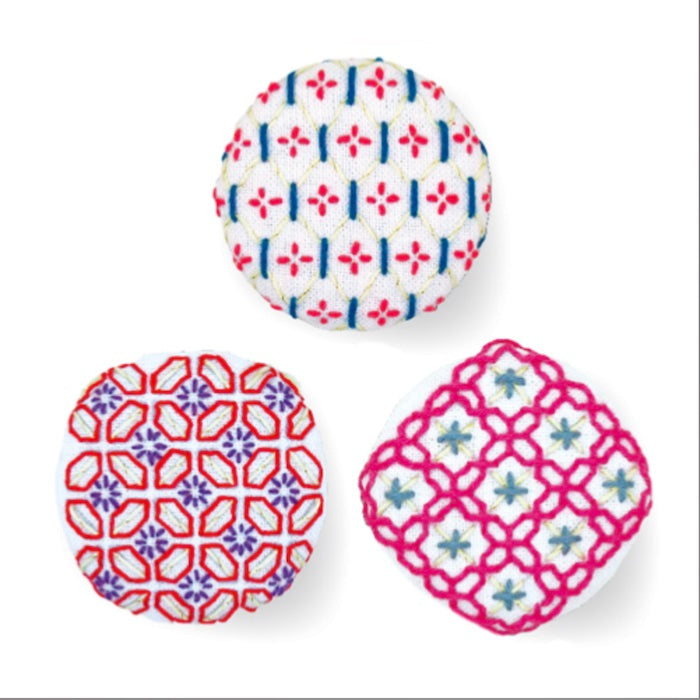 Sashiko Brooch Kit - SK-470- Olympus