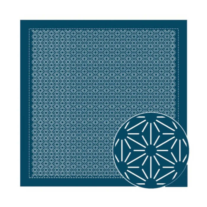 Hana-Fukin Sashiko Sampler H 2146 Hitomezashi Asanoha - Olympus