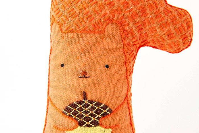 Squirrel - Embroidery Kit-Kiriki Press