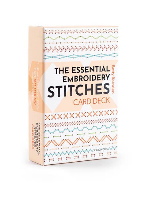 The Essential Embroidery Stitches Card Deck - Search Press