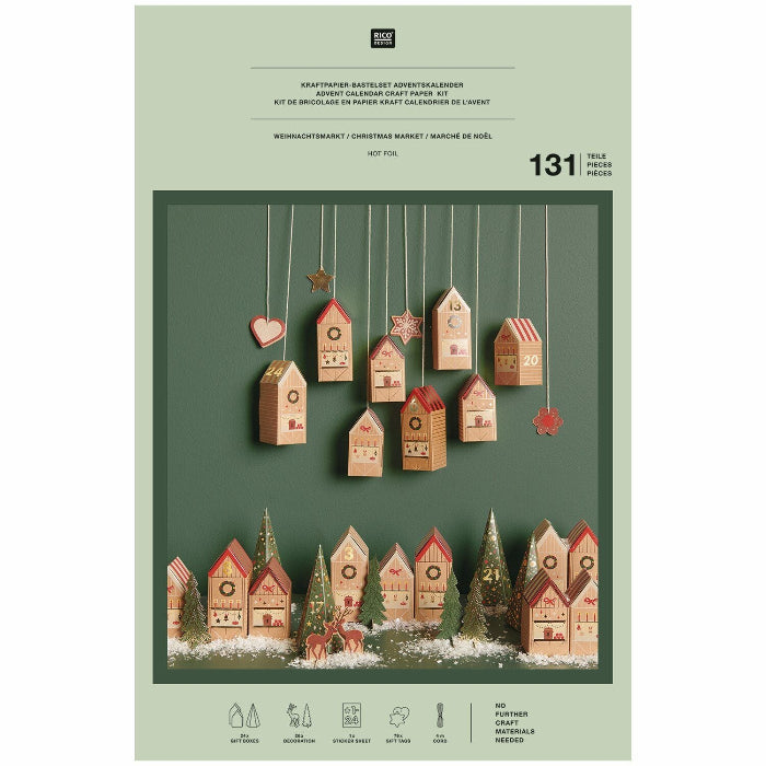 Advent Calendar Paper Craft Kit- Rico Design