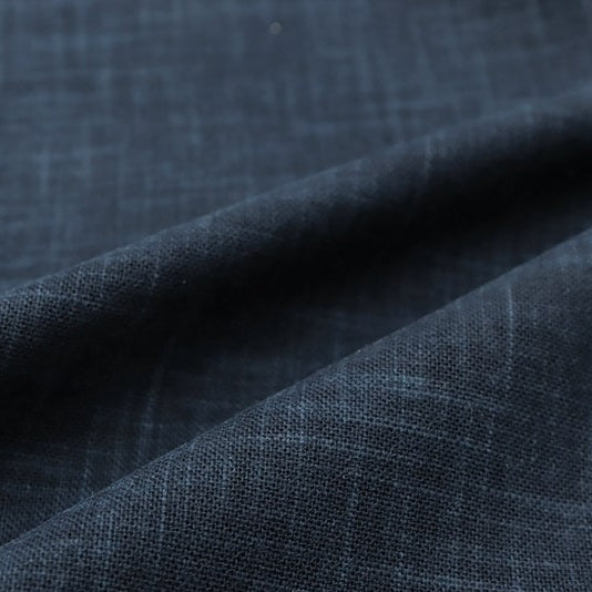 Sashiko fabric hand dyed color BB - Kasuri Fabrics 32.50€/m