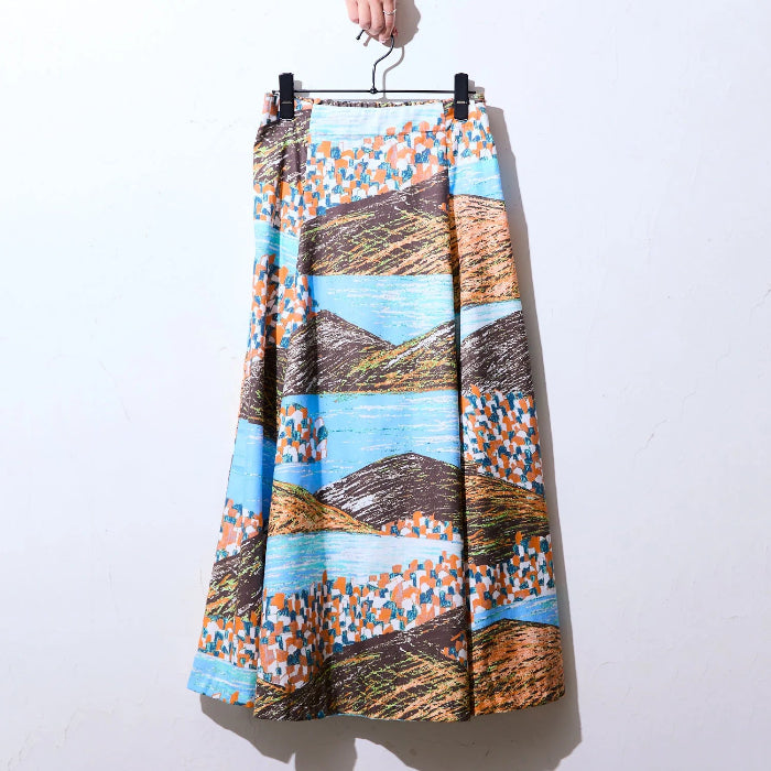 KESHIKI Lake and City Brown x Light Blue –  Cotton - KOKKA - €18.50pm