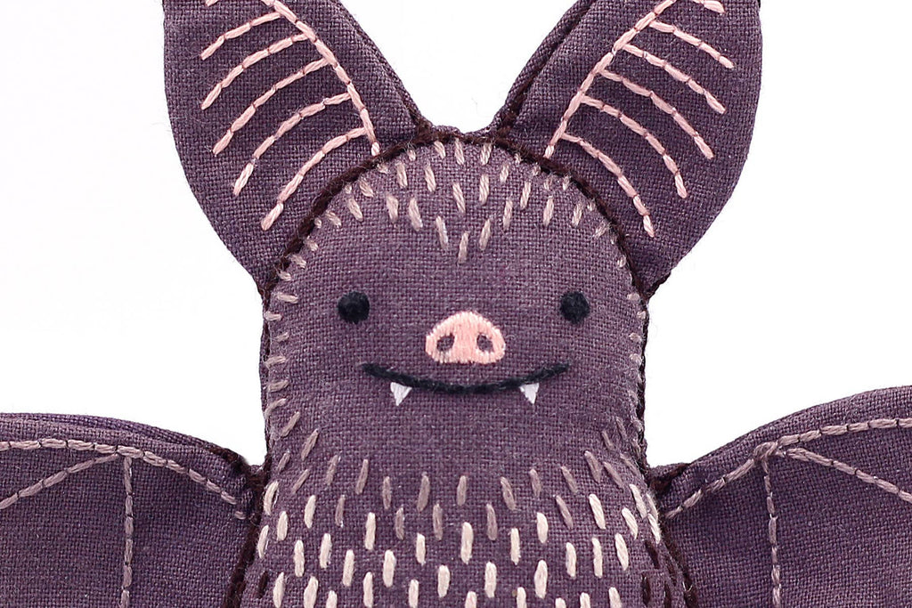 Bat - Embroidery Kit - Kiriki Press