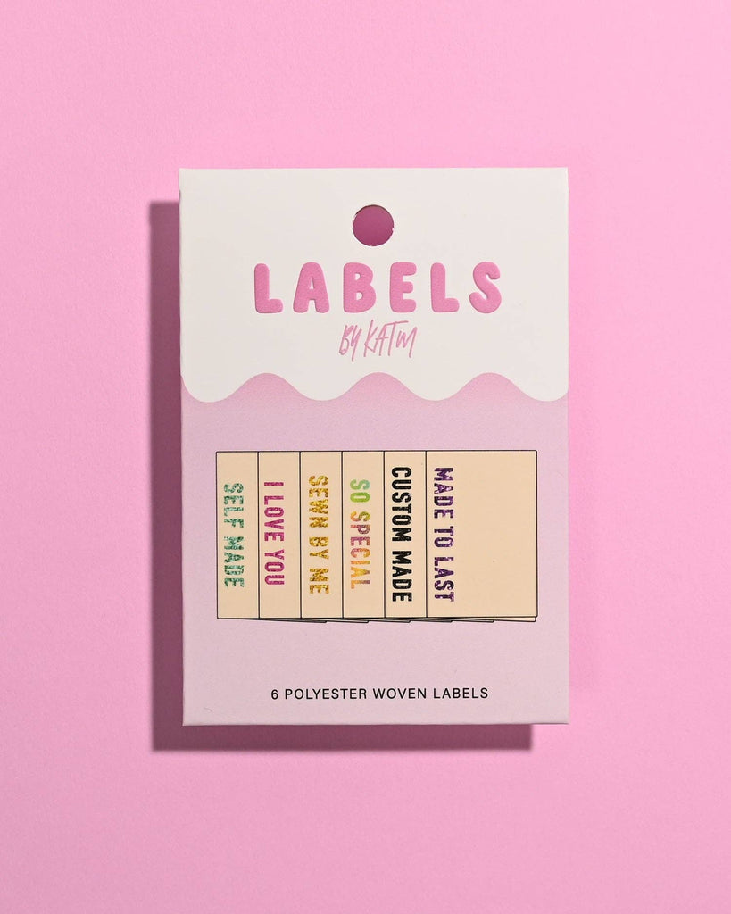 Kylie and The Machine - Metallic Side Seam (Cream) Woven Labels