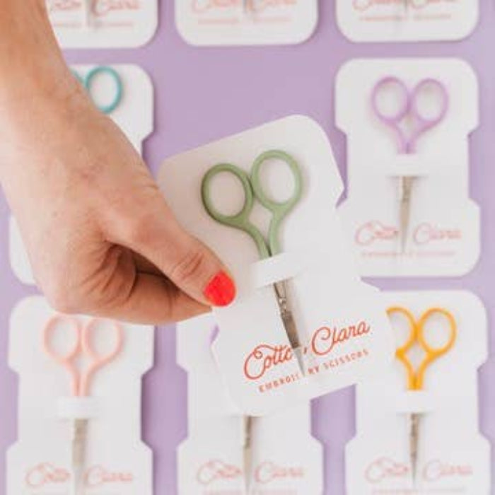 Colourful Embroidery Scissors for Sewing & Crafting - Cotton Clara Craft