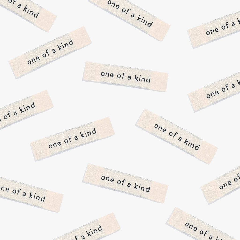 'One Of A Kind' Woven Labels - Kylie and The Machine