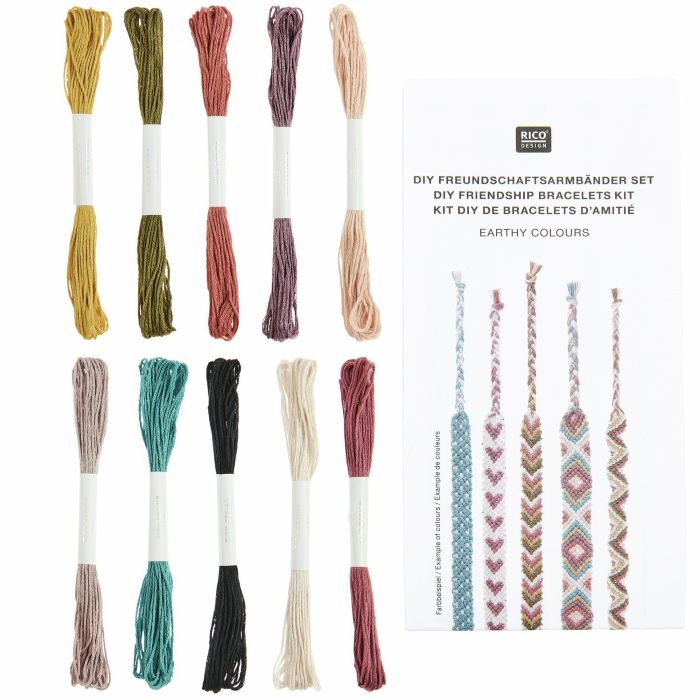 DIY Friendship Bracelets Kit- Rico Design