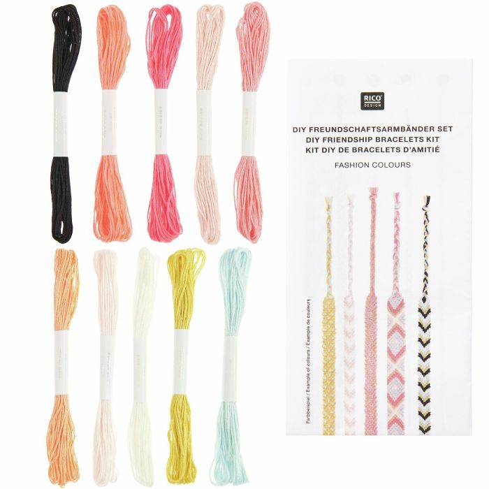 DIY Friendship Bracelets Kit- Rico Design