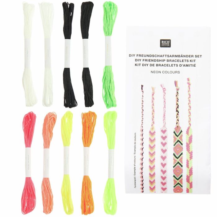 DIY Friendship Bracelets Kit- Rico Design