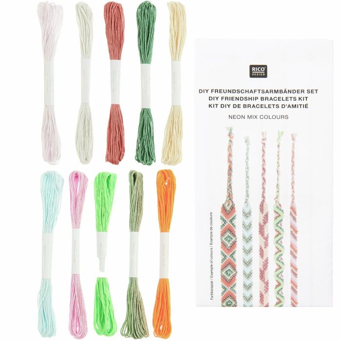 DIY Friendship Bracelets Kit- Rico Design