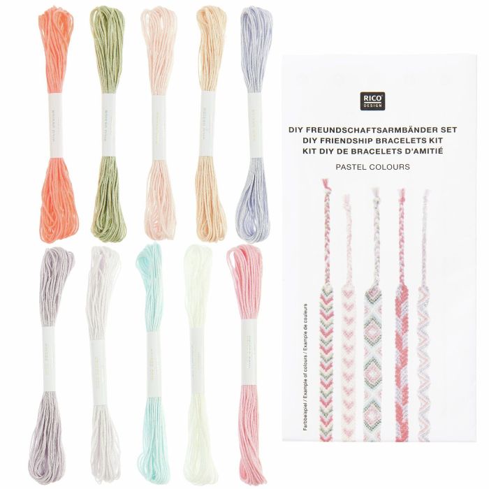 DIY Friendship Bracelets Kit- Rico Design