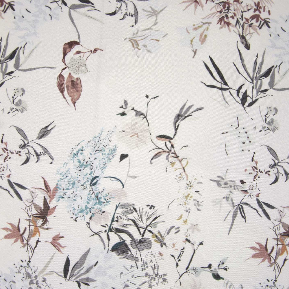 Satin Rayon Floral print - 100% Viscose - Katia Fabrics €15.50 pm