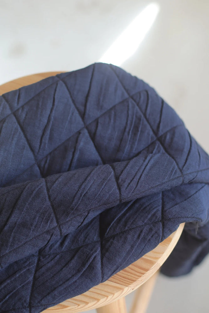 Karla Quilt  - Blue/Black Melange - Mind The Maker €35 pm