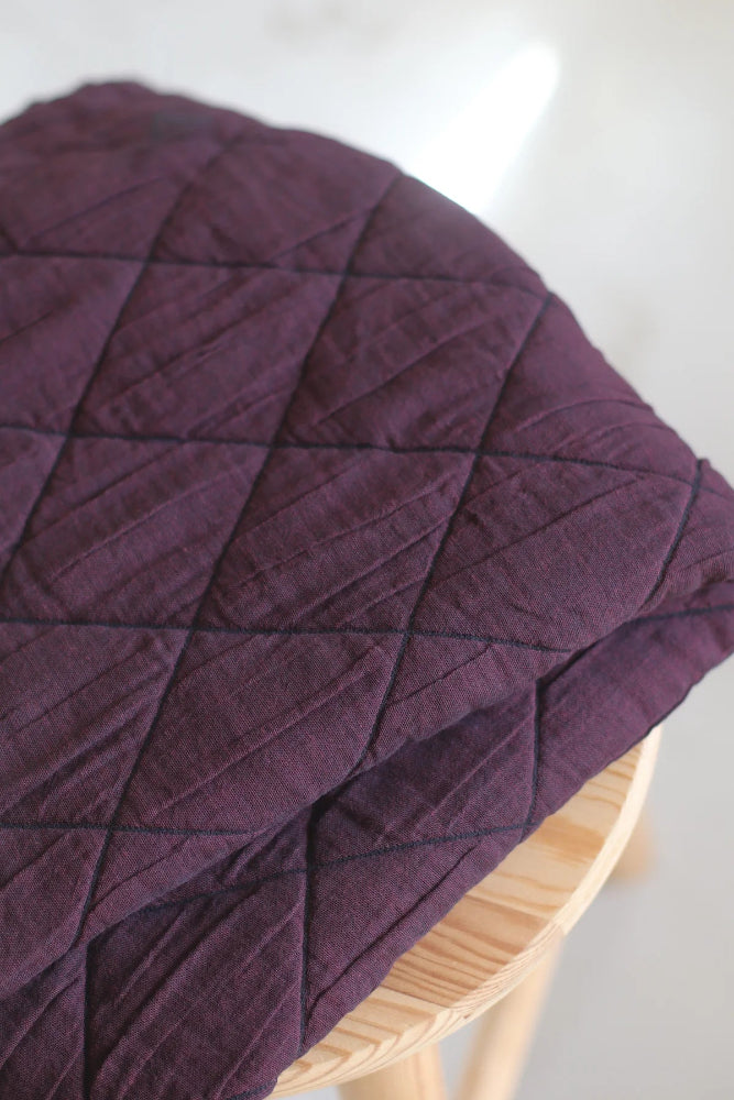 Karla Quilt  - Mulberry/Black - Mind The Maker €35pm