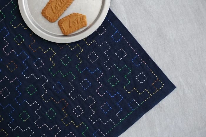 Sashiko Sampler 1201 - Daruma