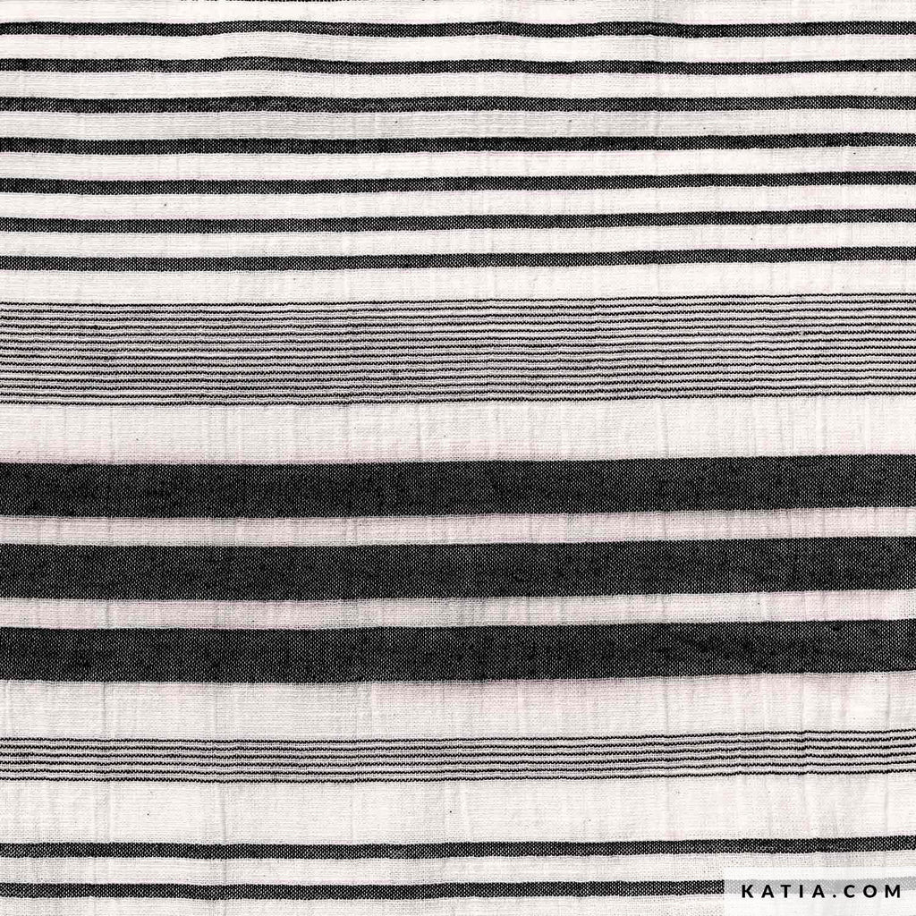 Cotton Viscose Mix - Panama Stripes - Katia Fabrics  €16,50 pm