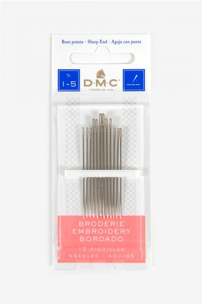 Embroidery needles - No 1-5 DMC