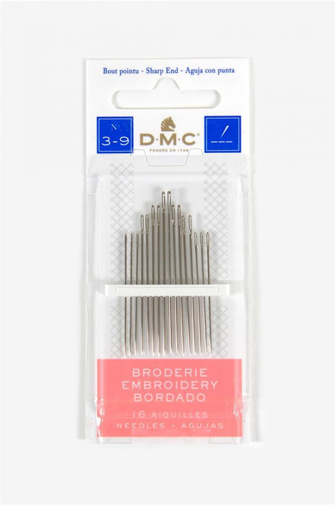 Embroidery needles - No 3-9 DMC