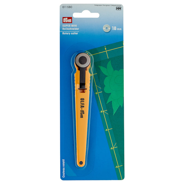 Super Mini Rotary Cutter 18mm - Olfa Prym