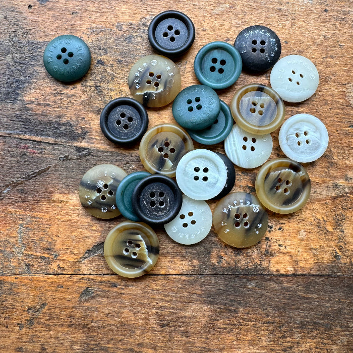 Recycled Paper Buttons