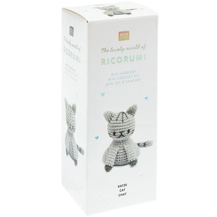 Ricorumi Mini Easy Crochet Kit - Cat - Rico Design