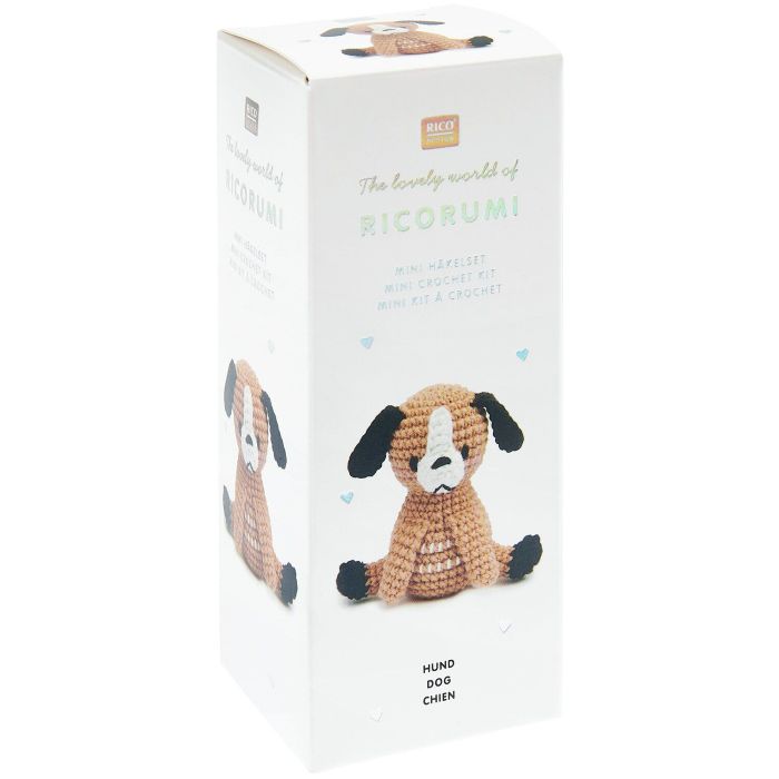 Ricorumi Mini Easy Crochet Kit - Dog - Rico Design