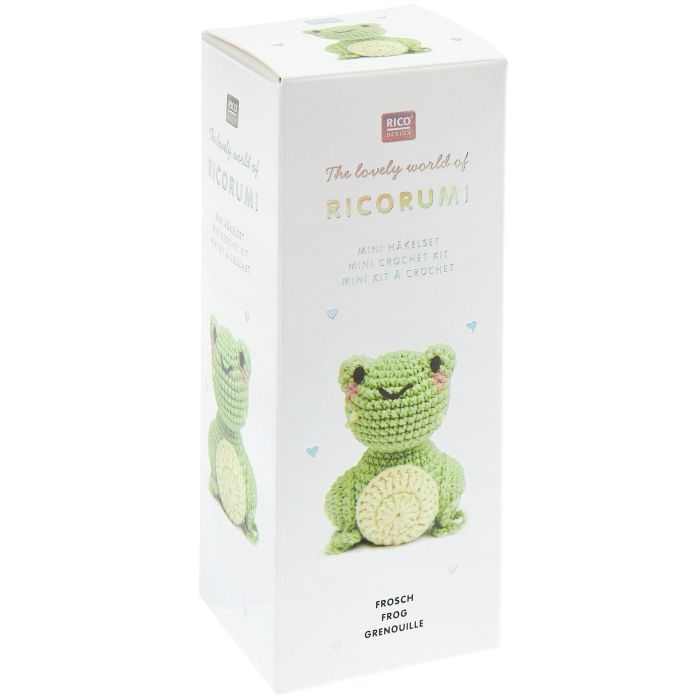 Ricorumi Mini Easy Crochet Kit - Frog - Rico Design