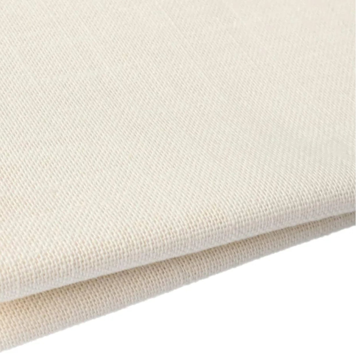 Sashiko Fabric hand dyed Off White - Kasuri Fabrics 32.50€/m