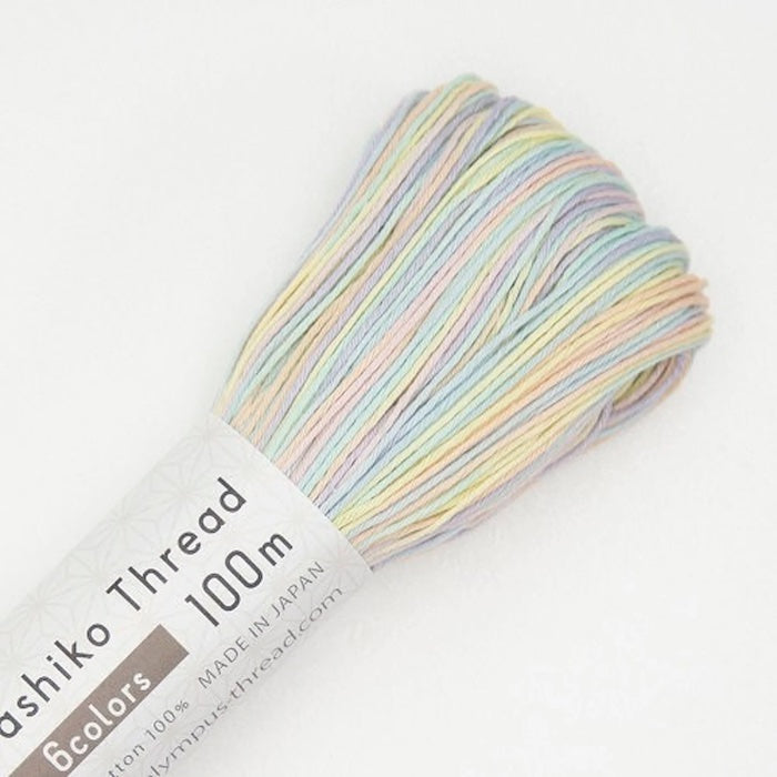 Sashiko Thread 100m Multicoloured - Olympus