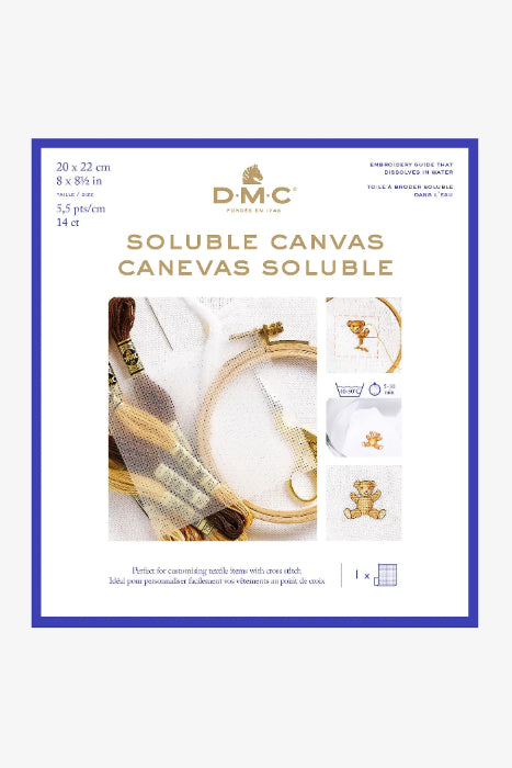 Soluble Canvas for cross stitching -  DMC