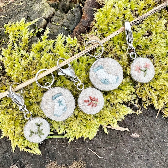 Springtime on the line Stitch Markers - Bobbles & Berries