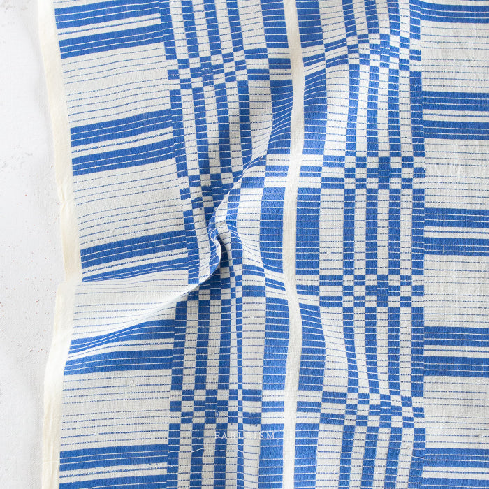 Astrid Weave -Cobalt - Swedish Holiday - Cotton - Fableism - €27.50 pm